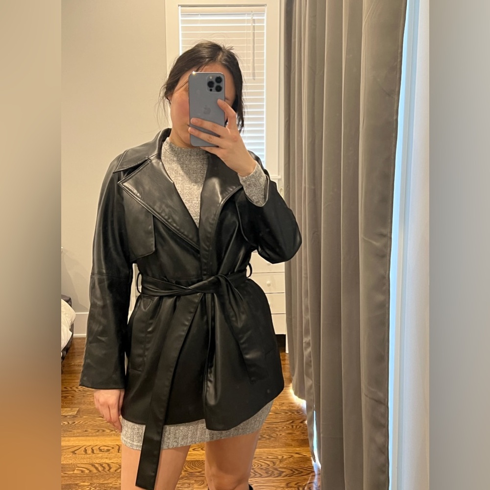 Leather jacket